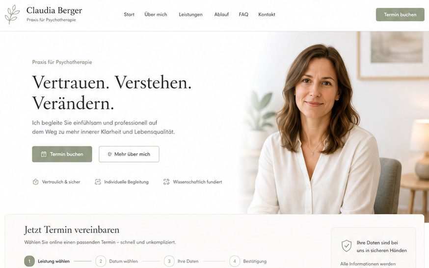 Praxis – Vorschau der Designvorlage