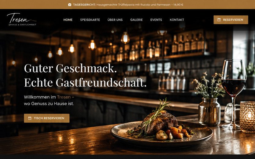 Tresen – Vorschau der Designvorlage